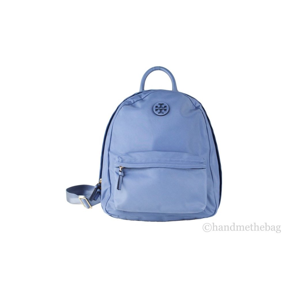 NWT Tory Burch 73200 Ella Medium Nylon Oceanside Shoulder Backpack Bag Bookbag - Picture 9 of 9